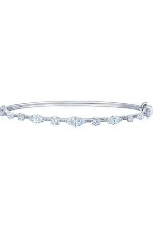 Kwiat 18kt white gold diamond Starry Night bangle