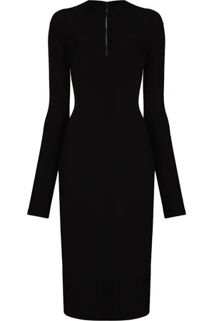 Dolce & Gabbana Sweetheart-neck midi dress