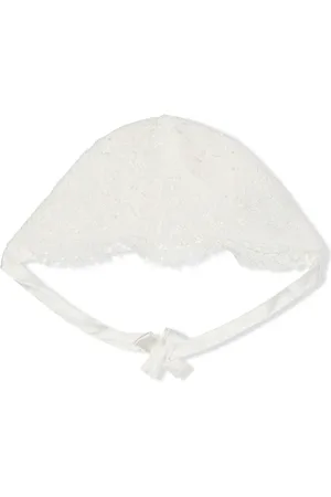 Dolce & Gabbana Lace-trim satin bonnet