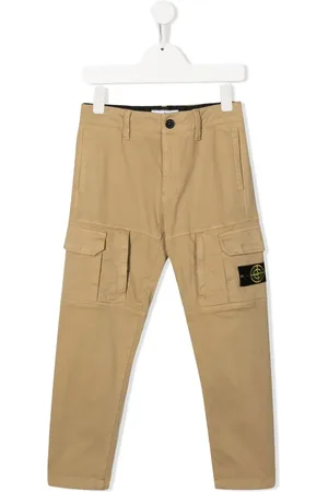 Stone Island Compass-patch cargo trousers