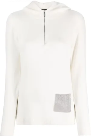 Fabiana Filippi Ball-chain embellished hoodie