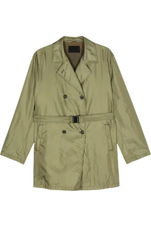 Prada 2000s double-breasted trench coat