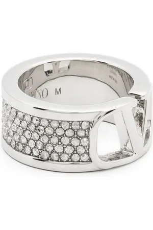 VALENTINO GARAVANI VLogo Signature brass ring