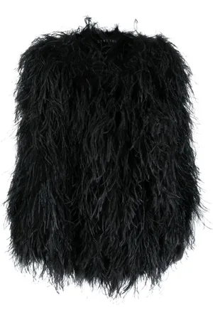 Styland Oversized feather jacket