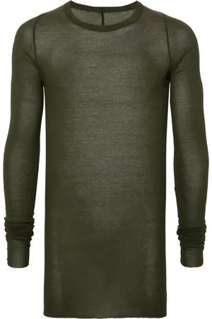 Rick Owens Rib fine-ribbed T-shirt
