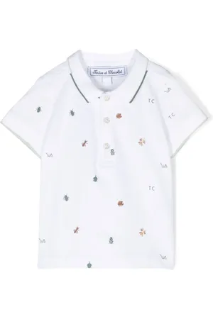 Tartine Et Chocolat Secret Garden cotton polo shirt
