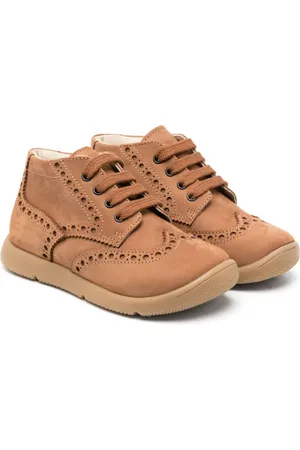 MONTELPARE TRADITION Perforated suede ankle boots