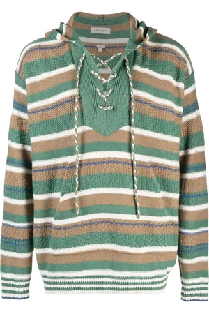 NICK FOUQUET Stripe-pattern knitted hoodie