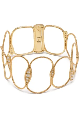 Fernando Jorge 18kt yellow Fluid diamond bracelet