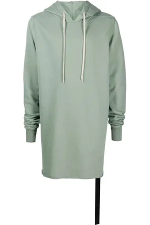 Rick Owens Long-sleeve rib-trimmed hoodie