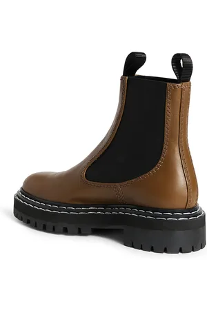 Proenza Schouler Lug sole contrast-stitch combat boots