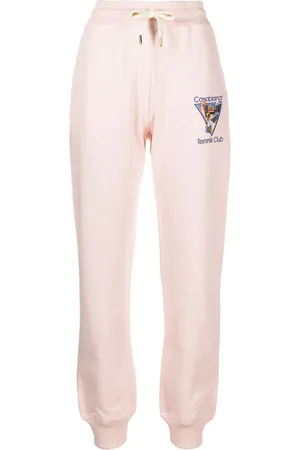 Casablanca Tennis Club-embroidery track pants