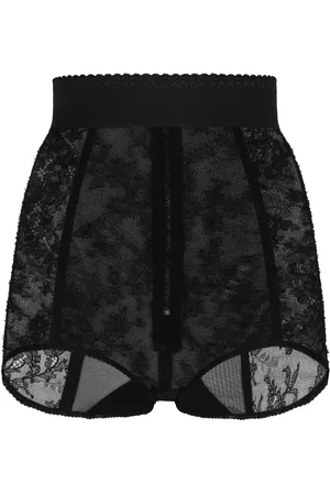 Dolce & Gabbana Lace-detailing high-waist culotte briefs