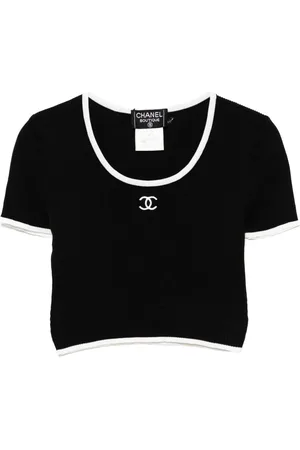 CHANEL 1995 Cropped T-shirt