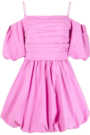 Simkhai Sanam puff-sleeve mini dress