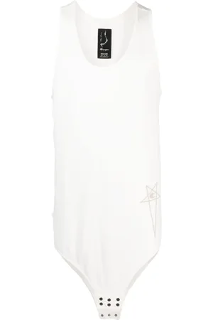 Rick Owens X Champion logo-embroidered cotton tank top