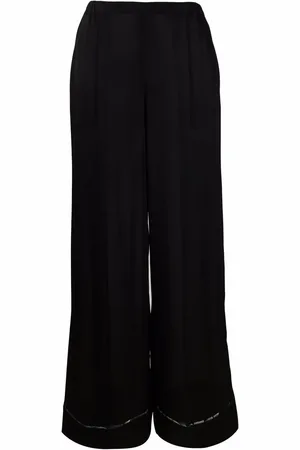 CARINE GILSON Wide-leg silk pyjama trousers
