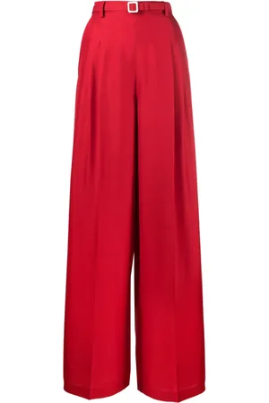 Ralph Lauren Wide leg silk trousers