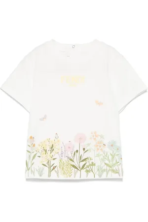 Fendi Embroidered-logo T-shirt