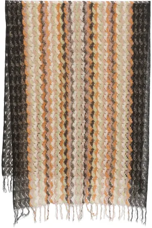 Missoni 2000s chevron-knit scarf