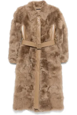 Tom Ford Shearling belted coat