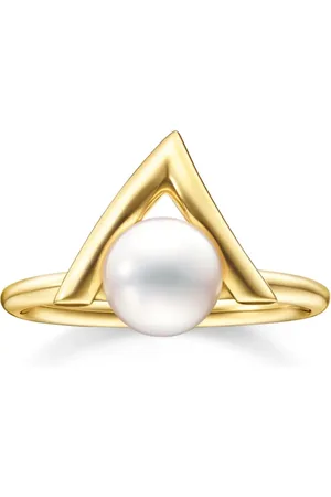 Tasaki 18kt yellow Danger Claw pearl ring