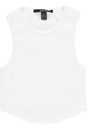 KSUBI Cotton cropped tank top