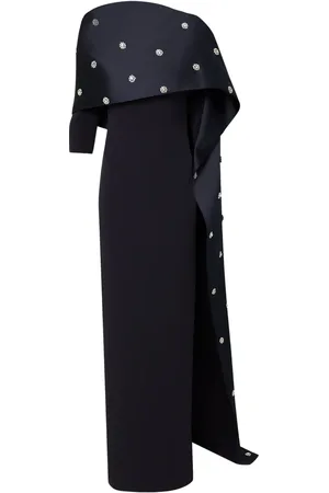 Safiyaa Cape-attached dress