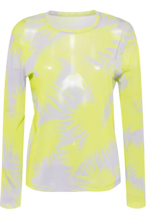 PLEATS PLEASE ISSEY MIYAKE Piquant abstract-print tulle T-shirt