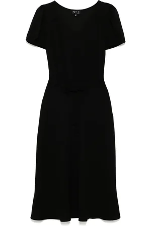 AGNÈS B. Crepe pommier dress