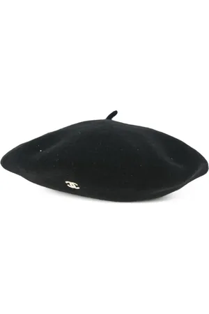 CHANEL 1990-2000s CC beret