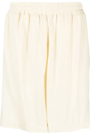 BONSAI Elasticated-waistband wool Bermuda shorts