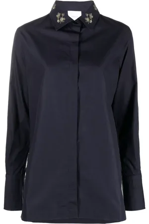 Patou Embroidered long-sleeve shirt