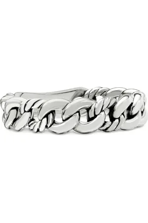 David Yurman Sterling Belmont Curb Link band ring (5mm)