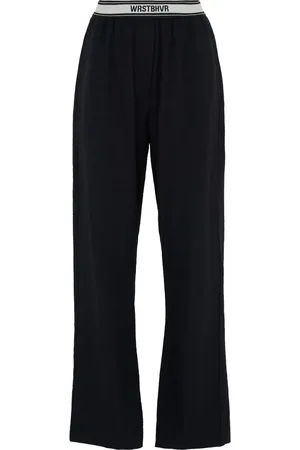 WRSTBHVR Logo-waistband track pants