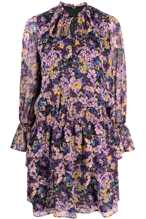 Liu Jo Floral-print ruffled minidress