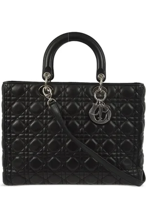Dior 2015 Cannage Lady Dior two-way handbag