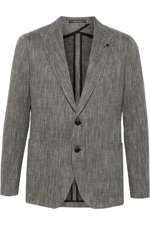 TAGLIATORE Brooch-detail blazer