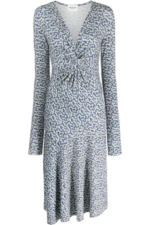 Isabel Marant Lania twist-detail midi dress