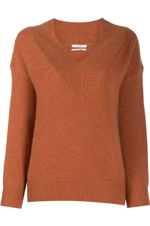 CO V-neck cashmere knit jumper