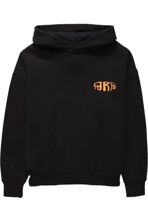 Purple Brand Logo-print cotton hoodie