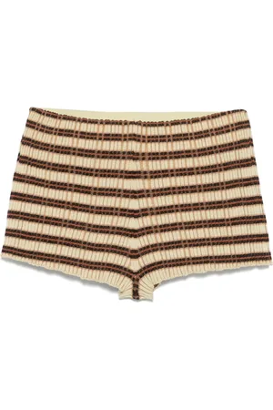 Nanushka Ribbed-knit shorts