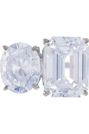 FANTASIA BY DESERIO Emerald oval-cut ring