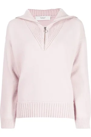 PRINGLE OF SCOTLAND Half-zip knitted jumper