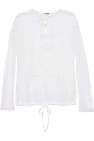 CHANEL 2004 semi-sheer lace top