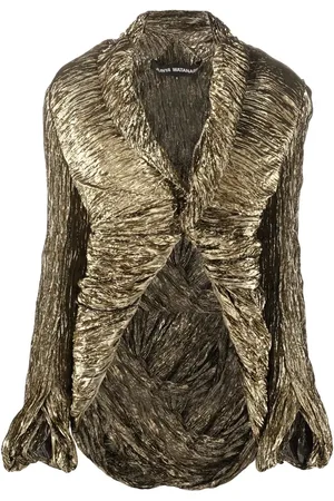 JUNYA WATANABE Crinkled open-front blazer