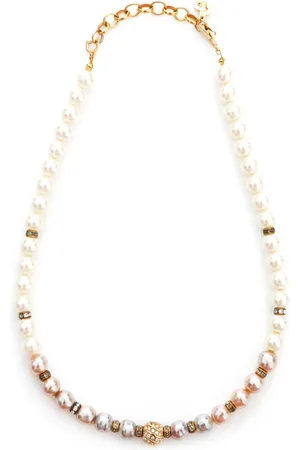 Dior Faux-pearl rhinestone necklace