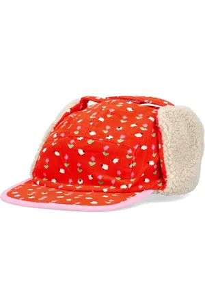 Stella McCartney Printed corduroy cap