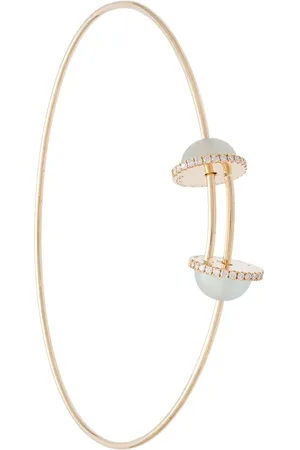 DELFINA DELETTREZ Pearl end bangle
