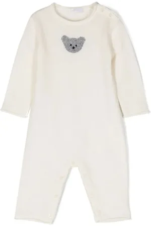 Il gufo Teddy-motif cashmere romper